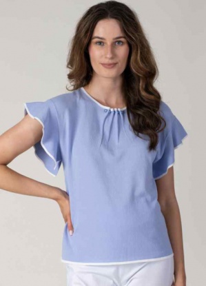 Jessica Graaf Blue Gilet - Suzanne Charles